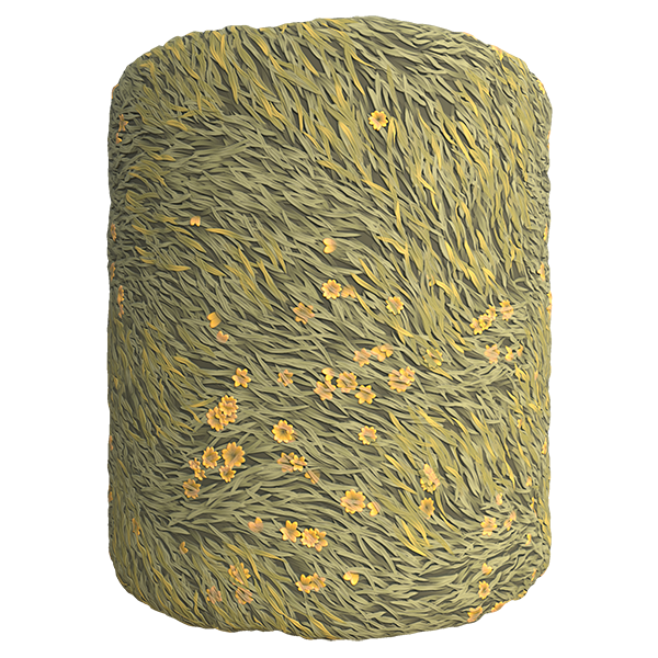 Stylized Meadow Grass Texture (Cylinder)