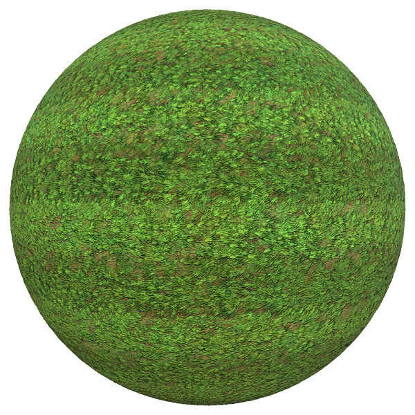 Football / Soccer Grass Field with Alternating Bands (Sphere)
