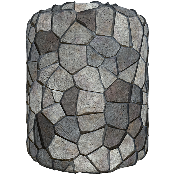 Medieval Stone Wall Texture (Cylinder)