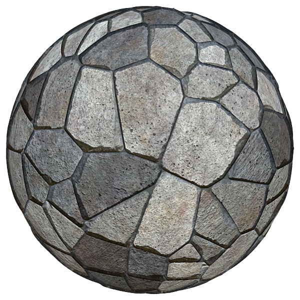 Medieval Stone Wall Texture (Sphere)