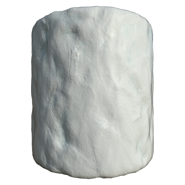 Mixture of Snow and Ice Texture (Cylinder)