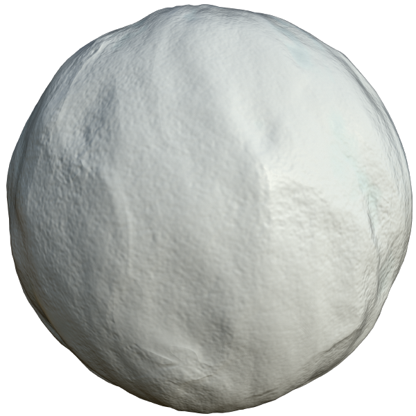 Mixture of Snow and Ice Texture (Sphere)
