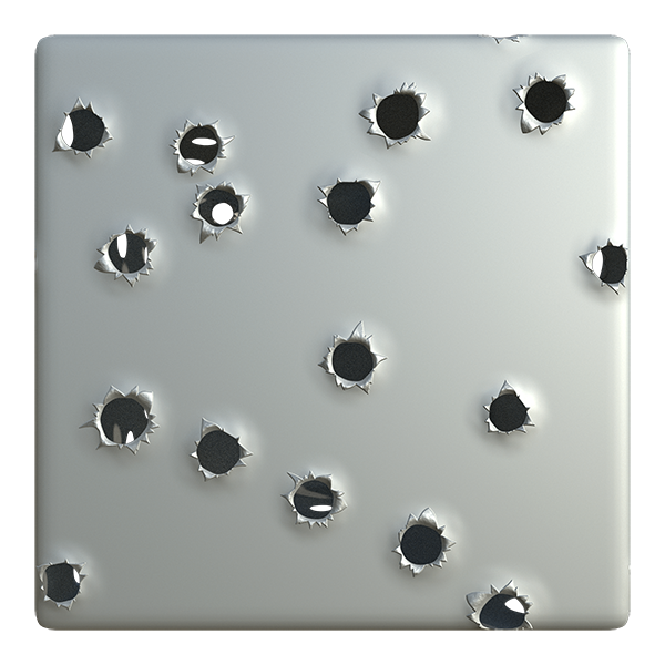 Imperfection and Decal of Bullet Holes (Plane)