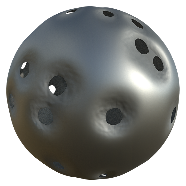 Decal of Punch Through Holes (Sphere)