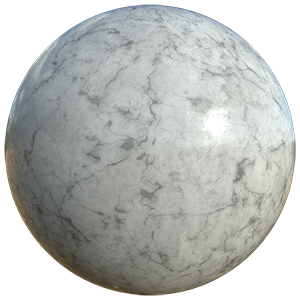White Marble Texture with Black Cracks
