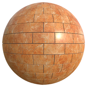 Orange Marble Tile Texture