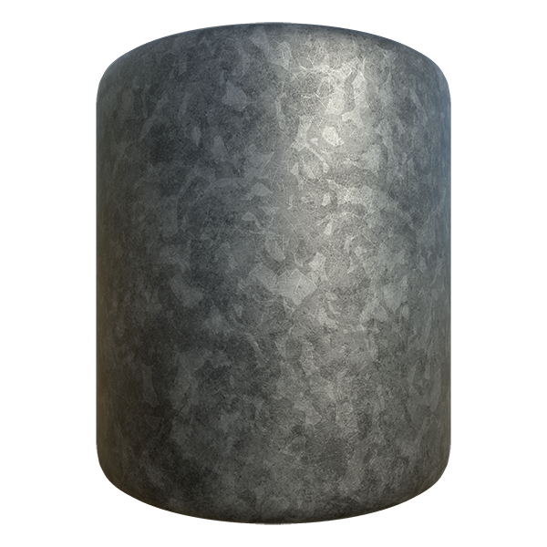 Galvanized Metal Sheet Texture (Cylinder)