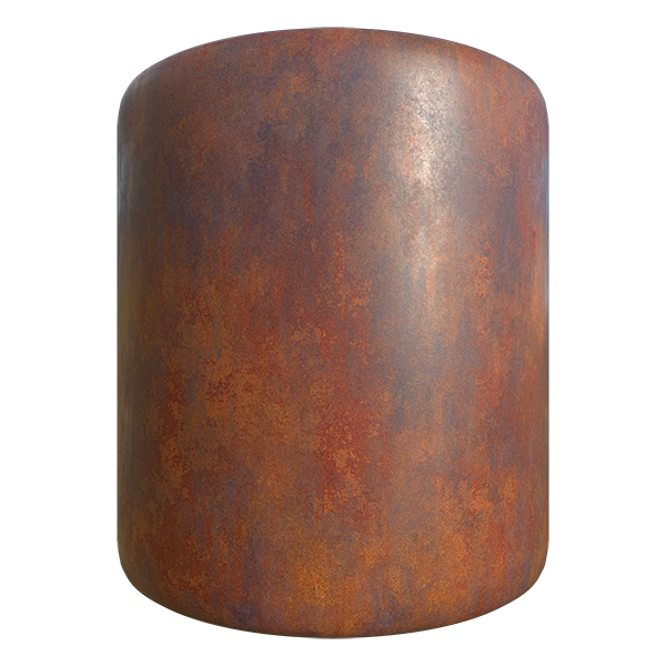 Rusty Metal Plate Texture (Cylinder)