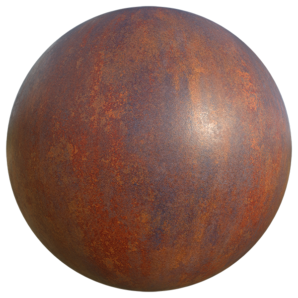 Rusty Metal Plate Texture (Sphere)
