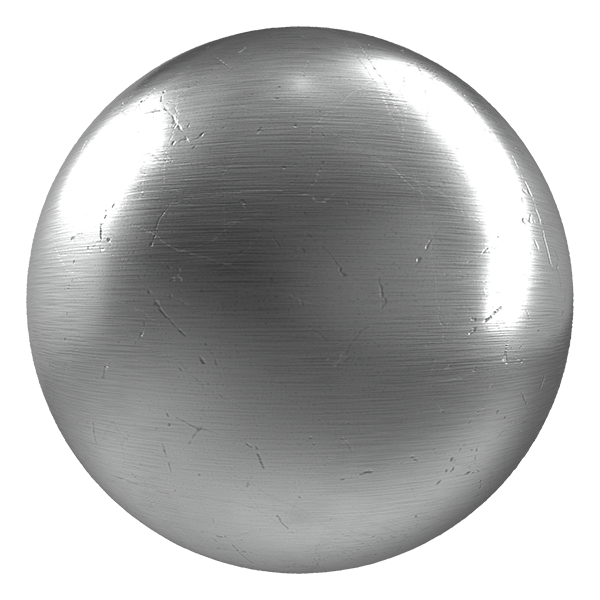 Polished Metal with Scratched and Dents (Sphere)