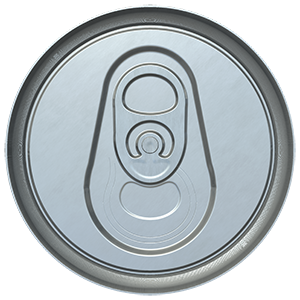 Soda Can Top with Pull Tab