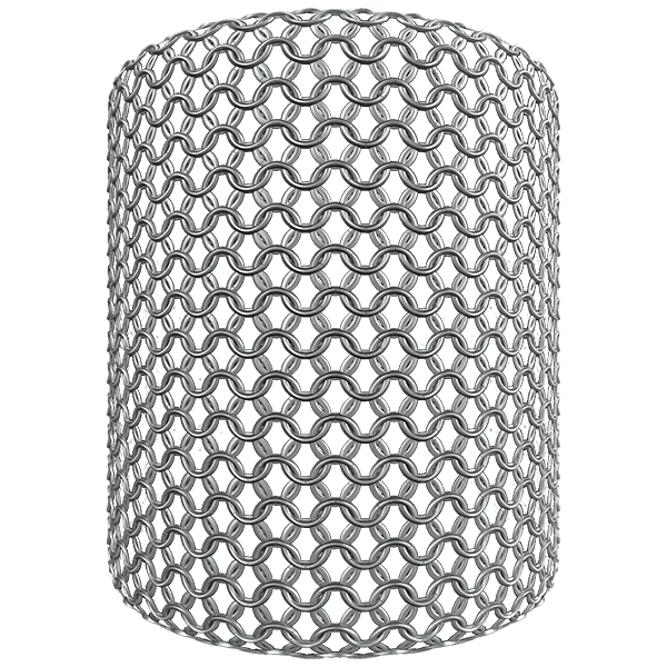 Thick Round Iron Chainmail (Cylinder)