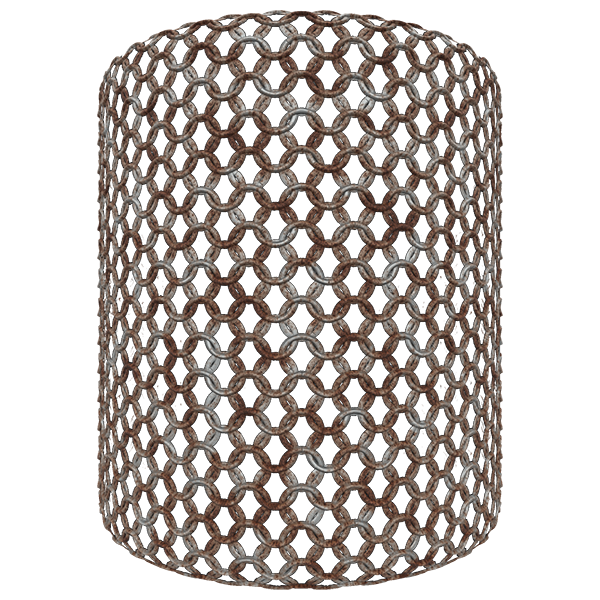 Rusty Round Iron Chainmail (Cylinder)