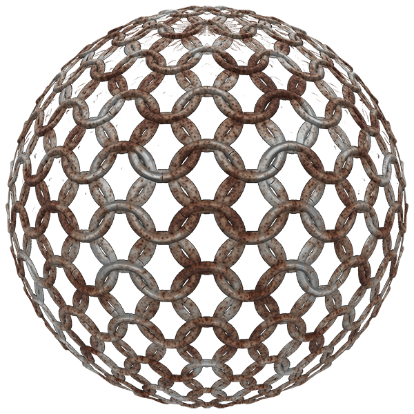 Rusty Round Iron Chainmail (Sphere)