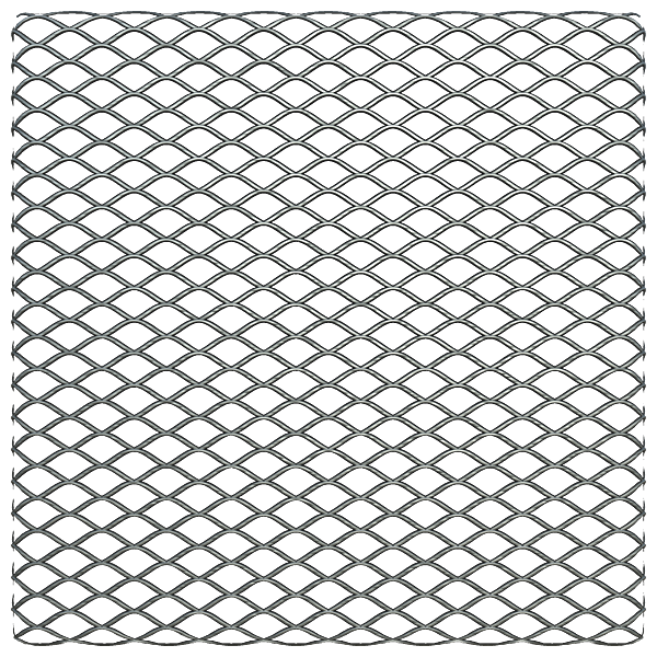 Wave-Shaped Grille Metal Mesh | Free PBR | TextureCan