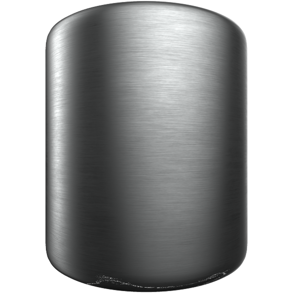 Burnished Metal Texture with Polished Lines (Cylinder)