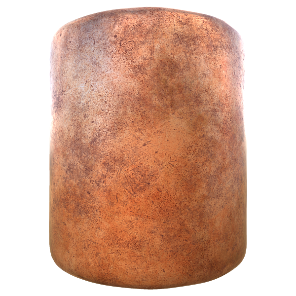 Oxidized Copper Metal Texture (Cylinder)