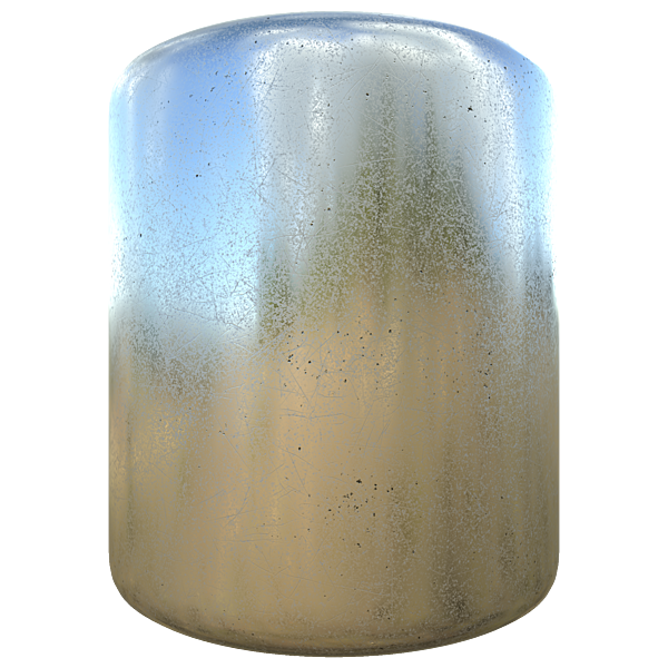 Worn Aluminum Metal (Cylinder)