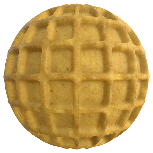Spongy Waffle Texture (Sphere)
