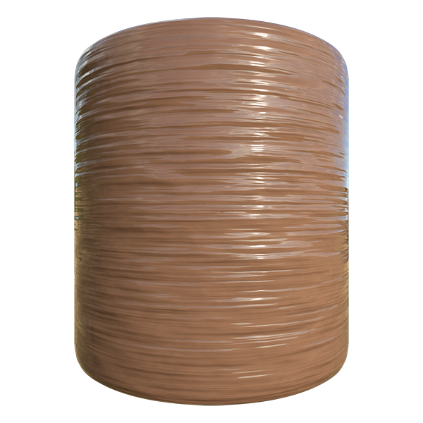 Glossy Brown Duct Tape Texture (Cylinder)