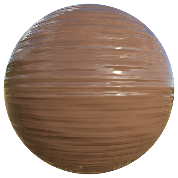 Glossy Brown Duct Tape Texture (Sphere)