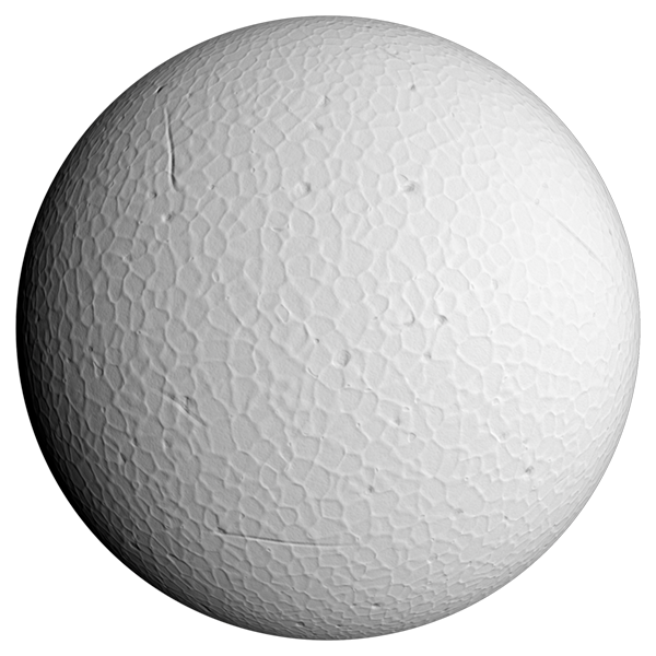 Foam Board / Polystyrene Texture (Sphere)