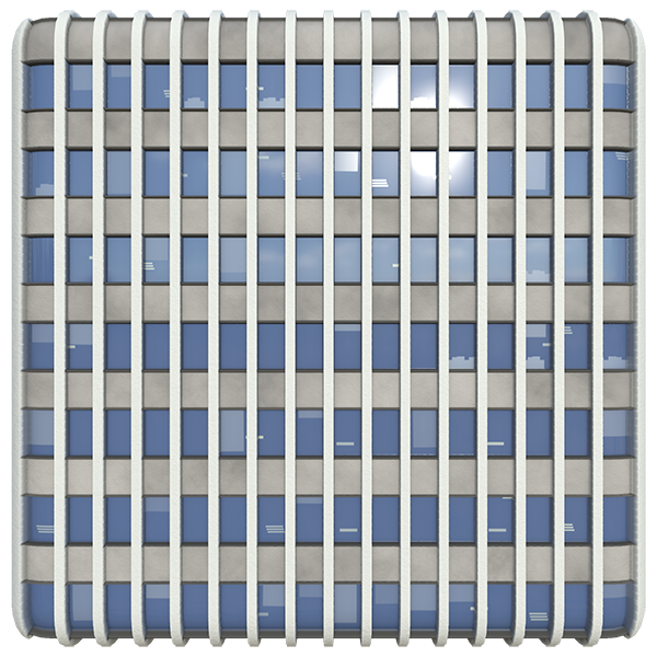 Office Building Facade Texture (Plane)