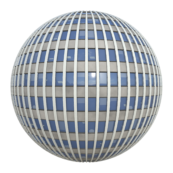 Office Building Facade Texture (Sphere)