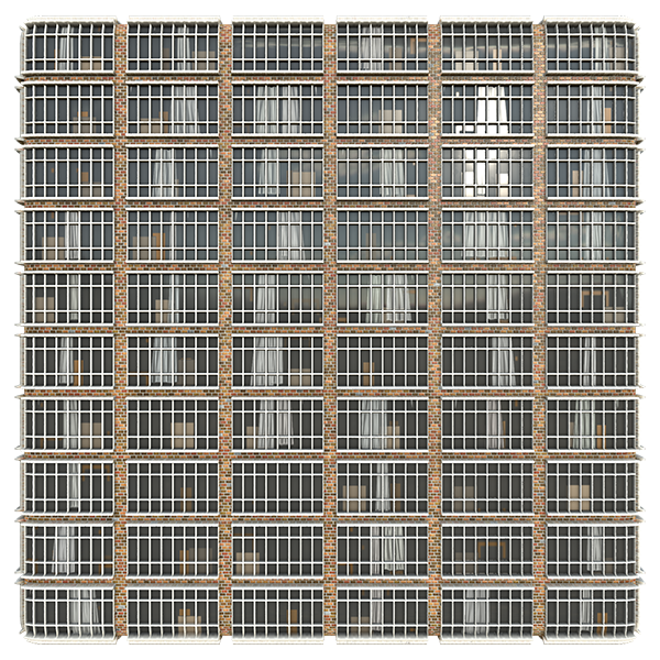 Office Building Facade Texture (Plane)