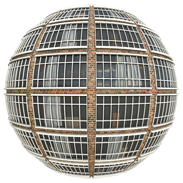 Office Building Facade Texture (Sphere)