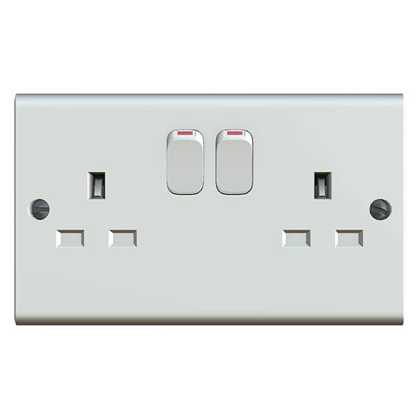 Double Electrical Outlet Texture (Cylinder)