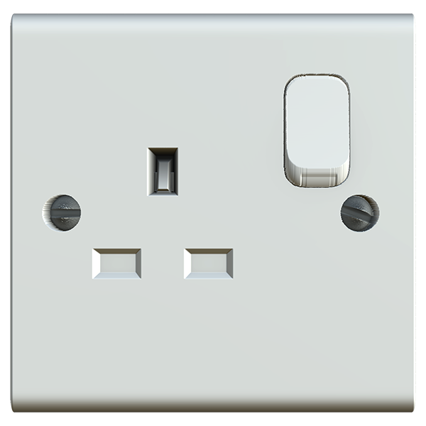 Double Electrical Outlet Texture