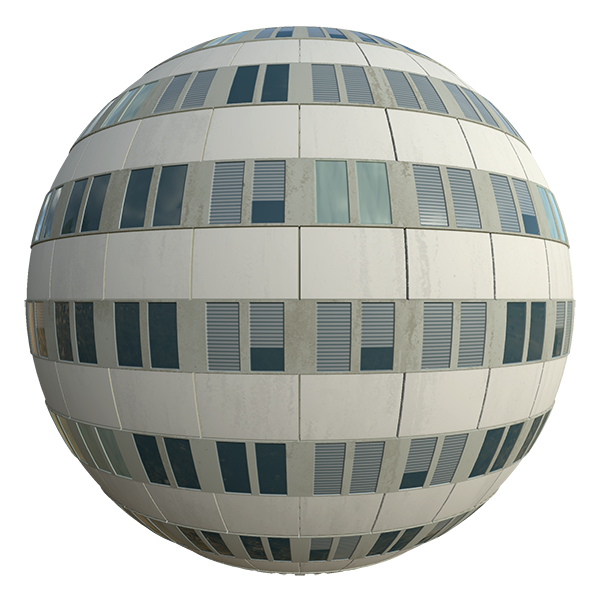 Old Office Building Facade (Sphere)