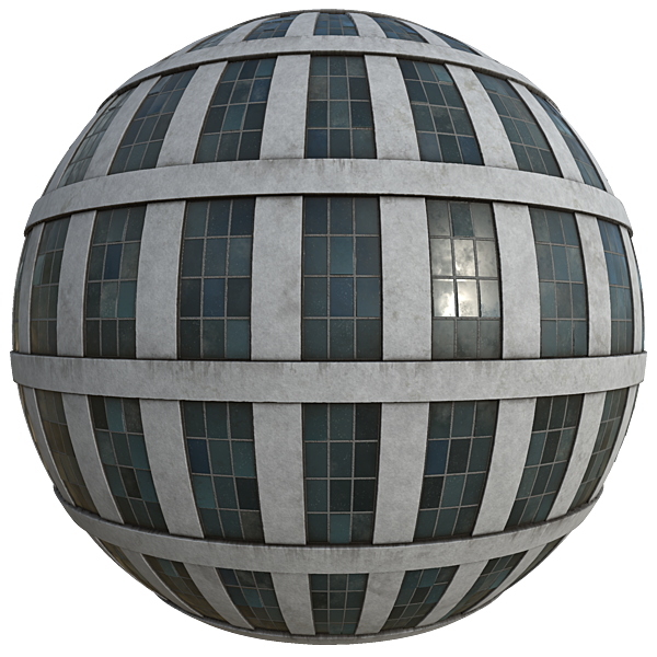 Abandoned Warehouse Facade (Sphere)