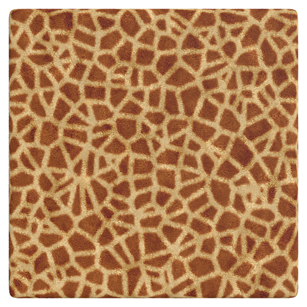 Giraffe Skin Fur Texture (Plane)