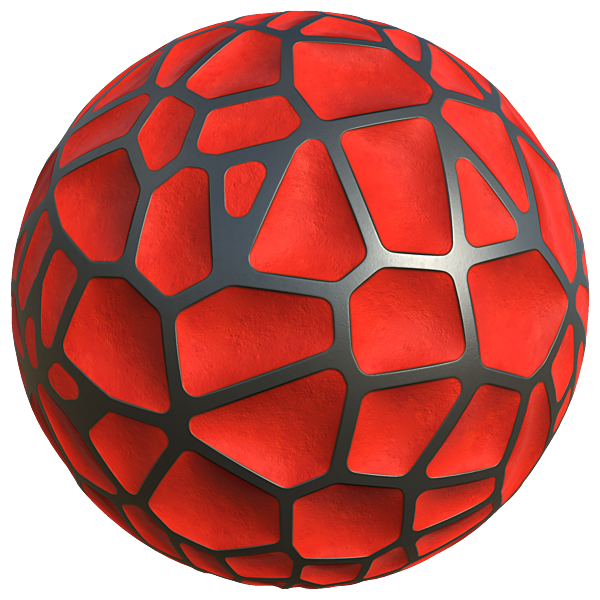 Orange Painted Wall Texture with Silver Networking Pattern (Sphere)