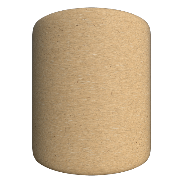 Wood-like Fiber Paper Texture with Flecks (Cylinder)