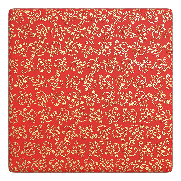 Paper Texture with Embossed Chinese Style Pattern (Plane)
