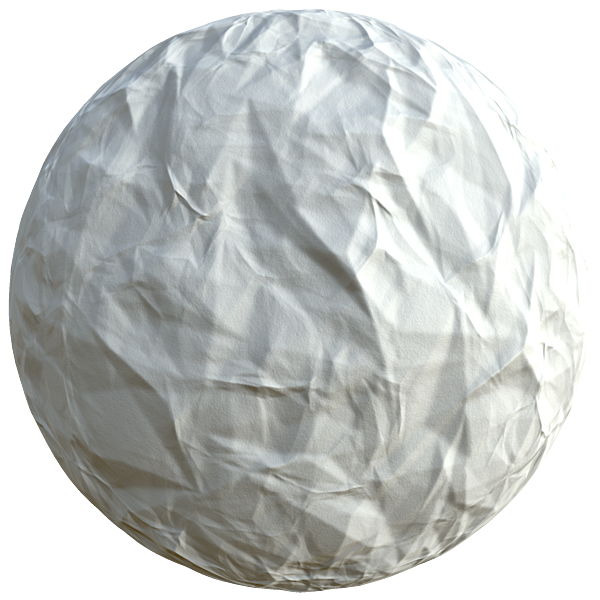 Crumpled A4 Paper (Sphere)