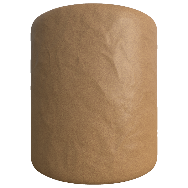 Slightly Crumpled Parcel Packing Paper (Cylinder)