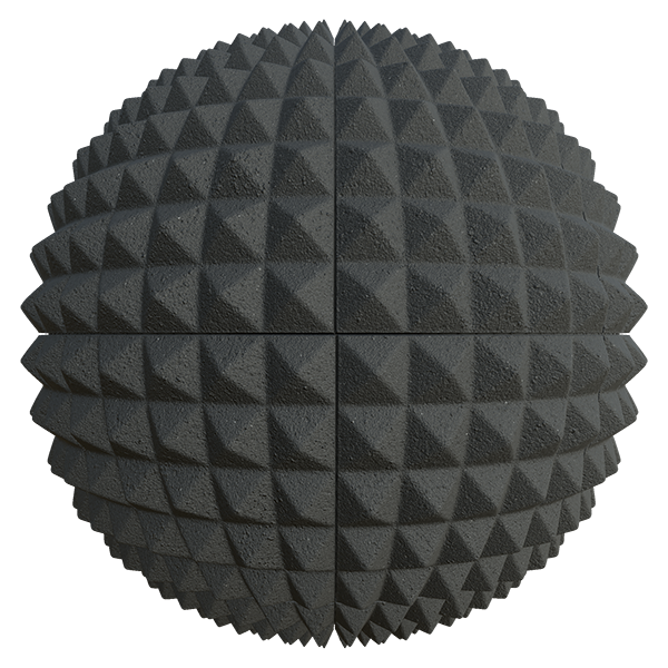 Acoustic Panels Foam Pyramid Tiles (Sphere)