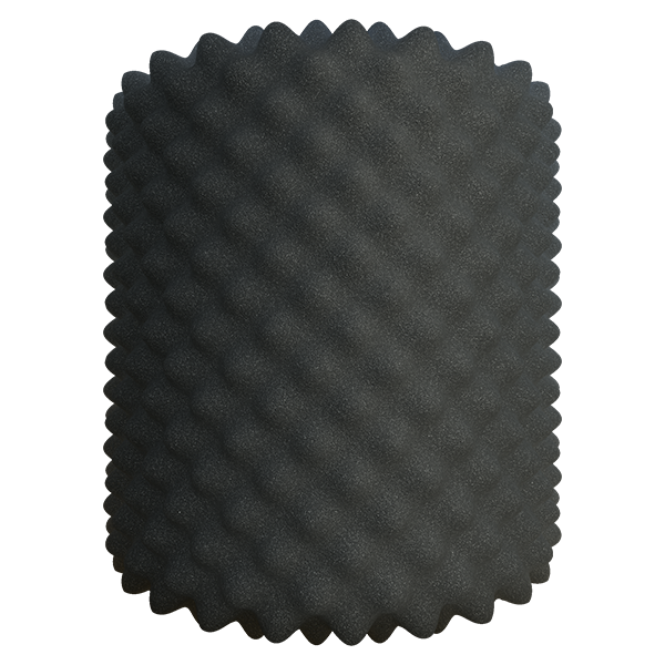 Acoustical Eggcrate Foam Panels (Cylinder)