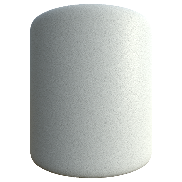 Clean White Styrofoam Polystyrene (Cylinder)