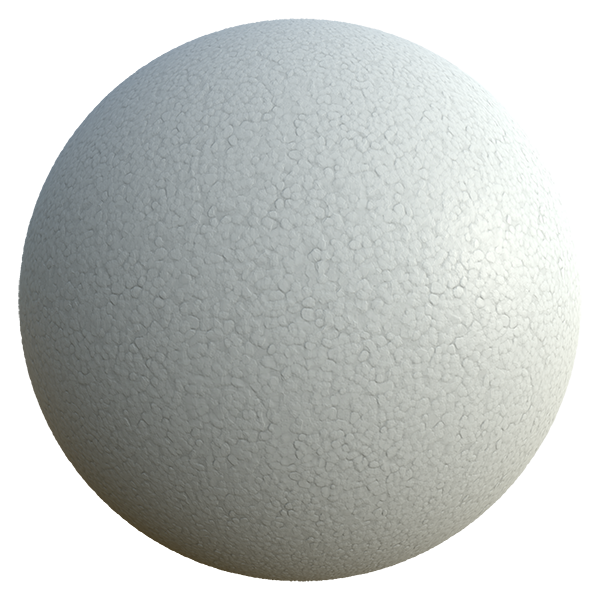 Clean White Styrofoam Polystyrene (Sphere)