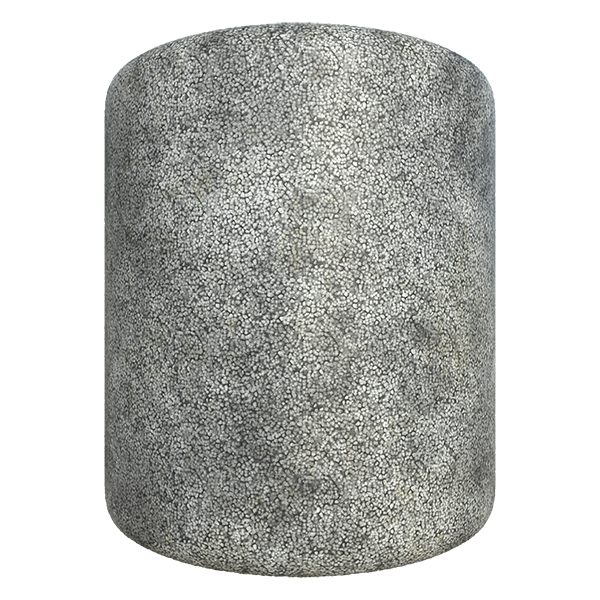 Dirty Styrofoam Polystyrene (Cylinder)