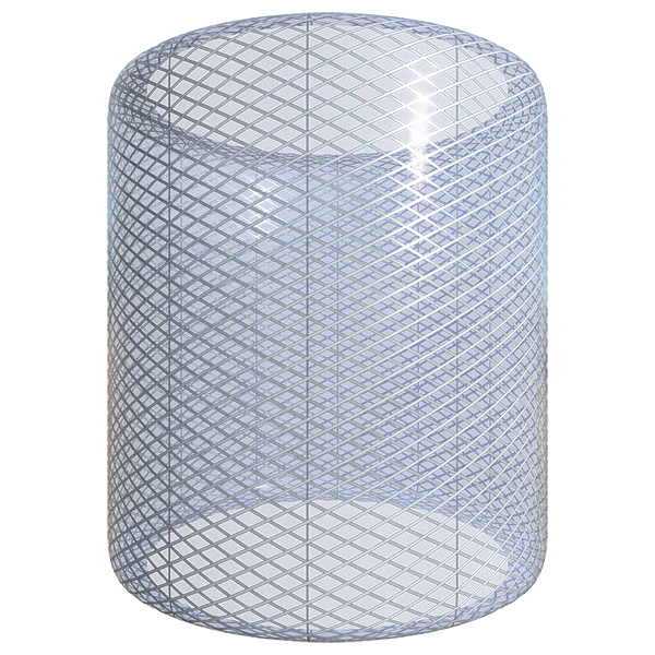 Clear PVC Braided Hose Pipe (Cylinder)