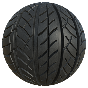 Clean Car Tire Rubber Texture