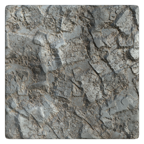 Rock Texture with Sharp Edges (Plane)