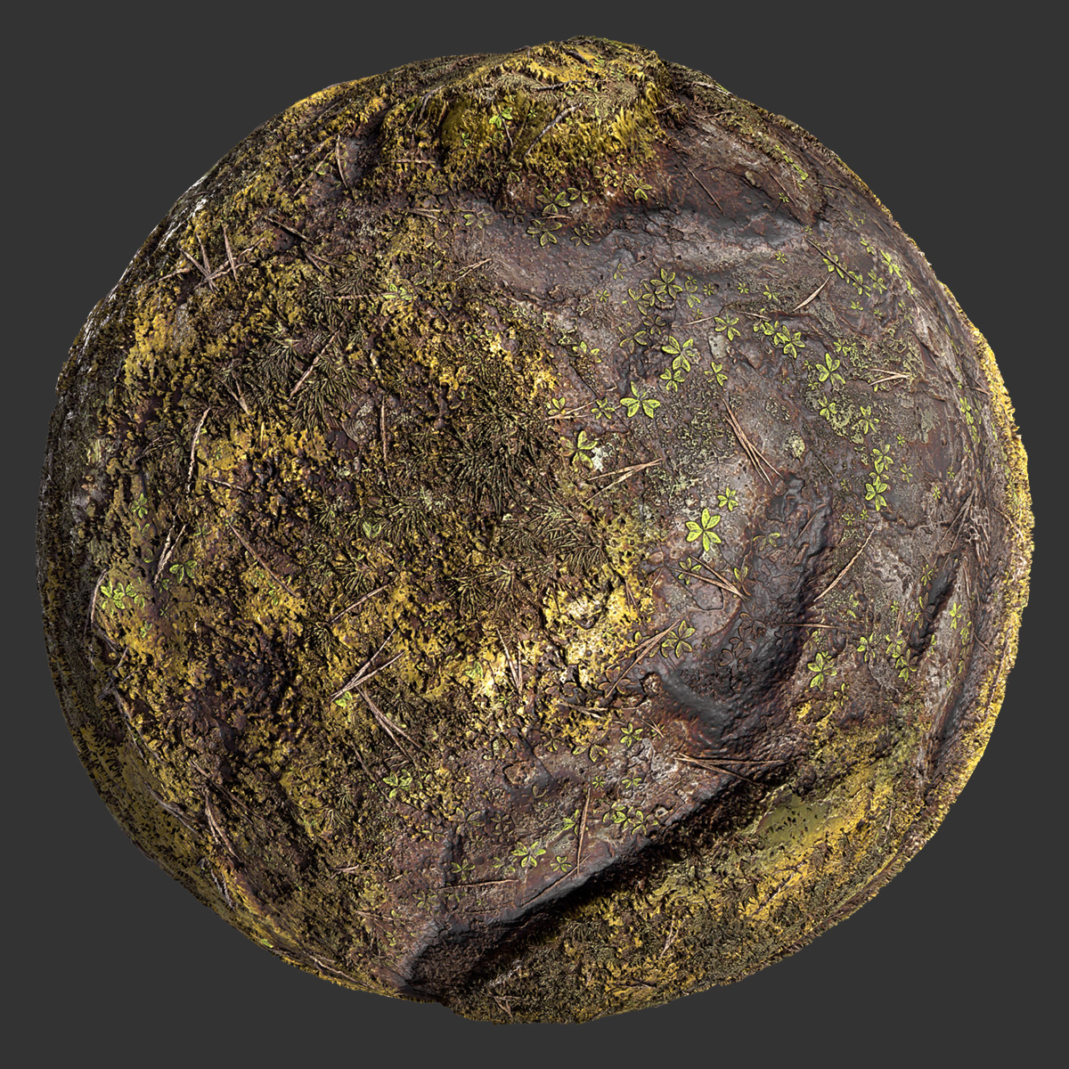 Mossy Rock Texture | Free PBR | TextureCan