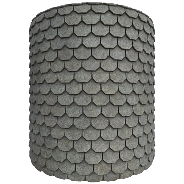 Asphalt Rooftop Texture (Cylinder)